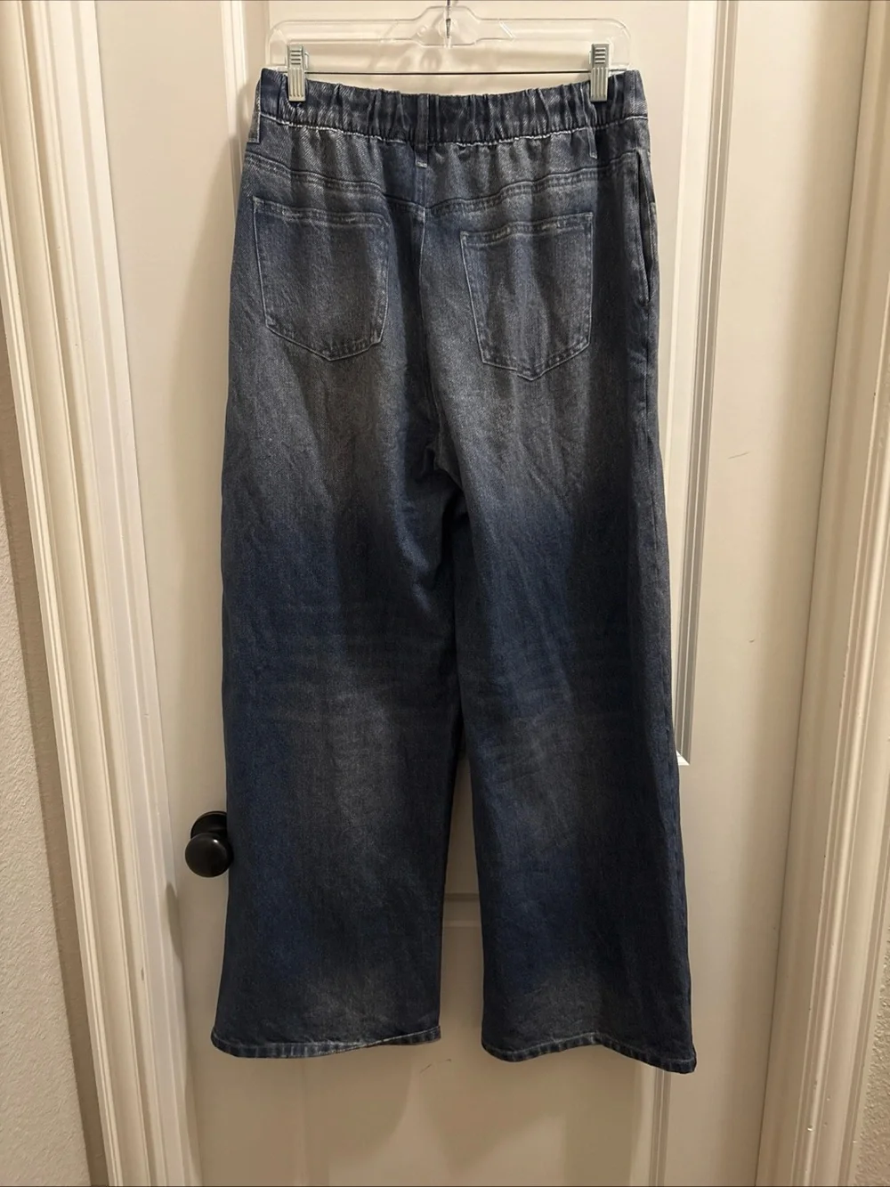NWT Halara Flex™ Mid Rise Washed Baggy Wide Leg Sweatpants Jeans SZ M - Picture 5 of 5